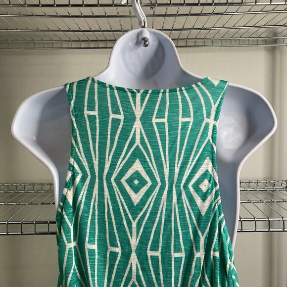Anthropologie The Addison Story Green Ikat Maxi Dress Size S Boho Resort Beachy‎ - Picture 9 of 10
